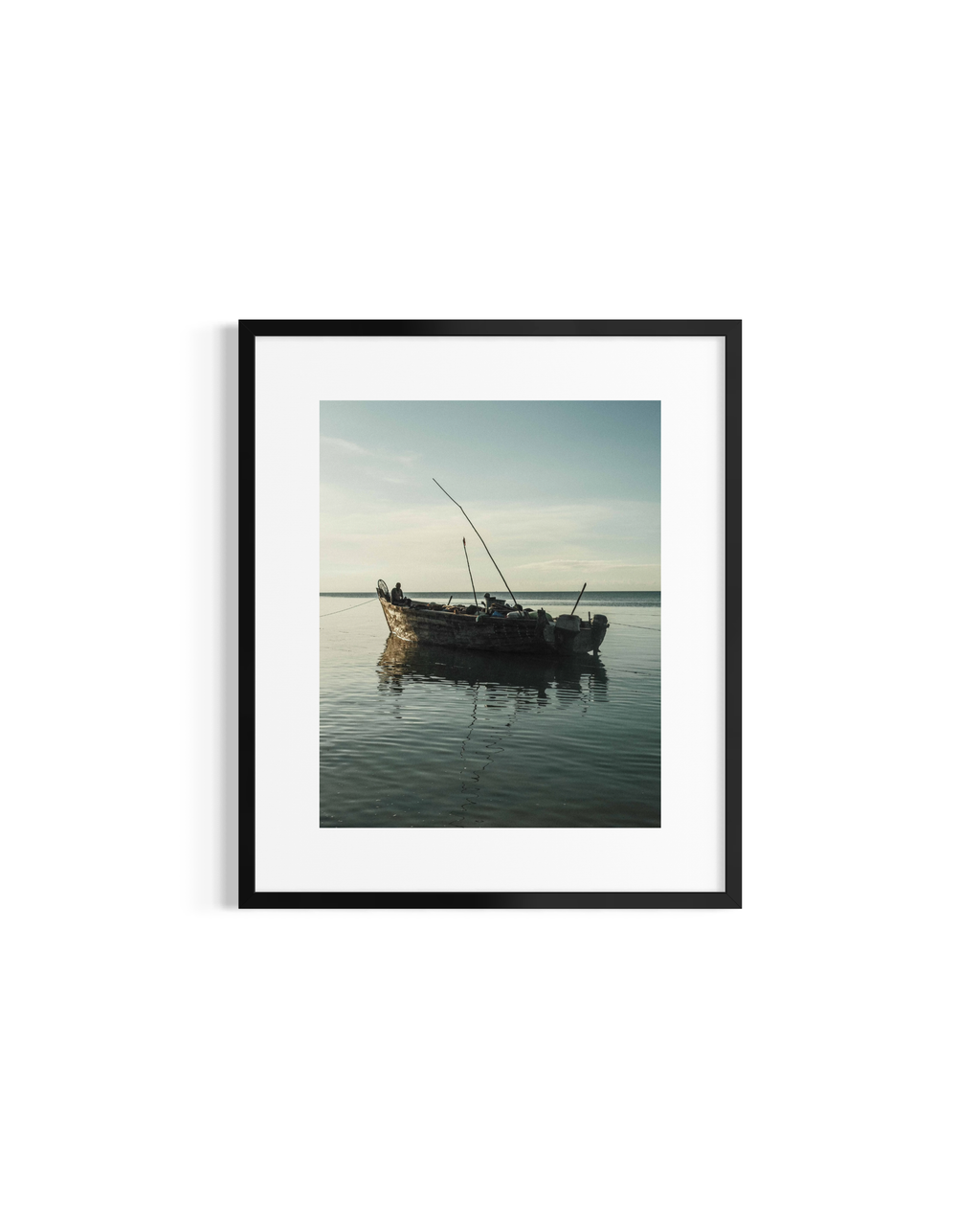 Boat on a Blue Night