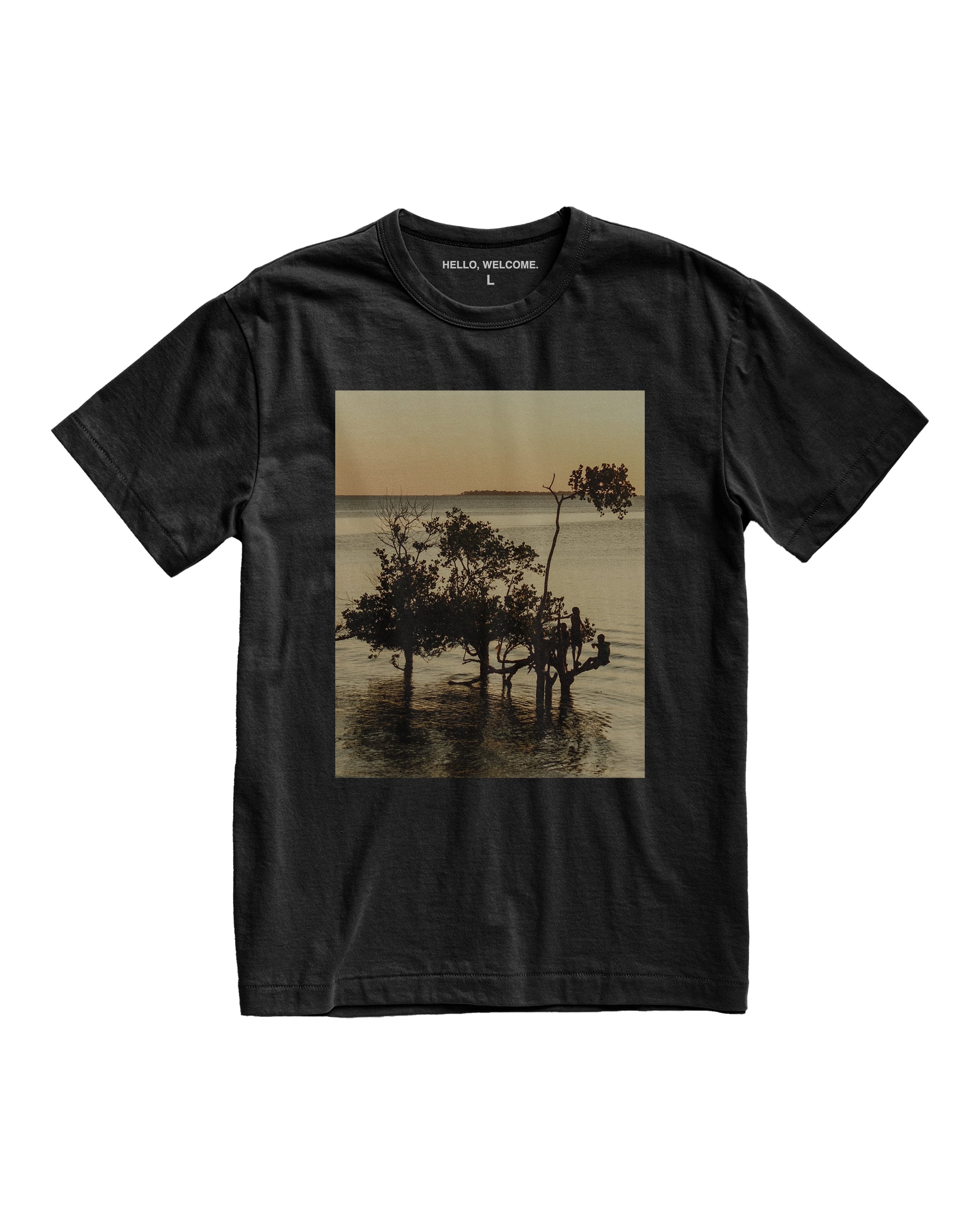 Boys in a Tree at Sunset T-Shirt
